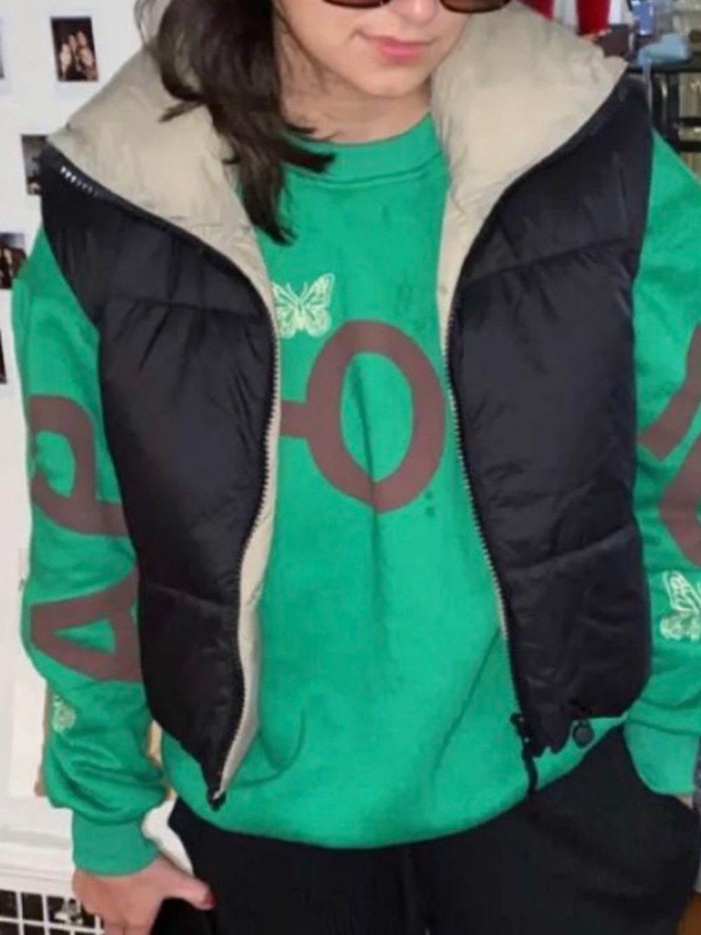 Zara Reversible Puffer Vest